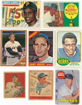 1933-1984 Topps and Assorted Brands Multi Sports Collection (45) Including Many Hall of Famers